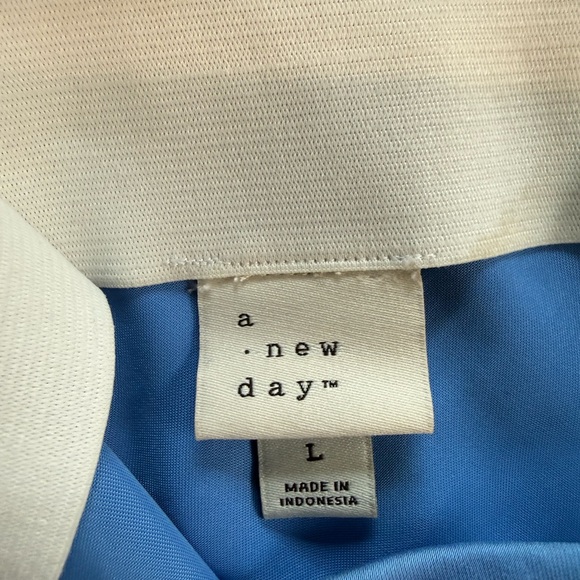 Blue Satin Maxi Skirt - Picture 2 of 2